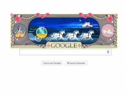 Google celebra con un doodle Charles Perrault, autore delle fiabe più famose