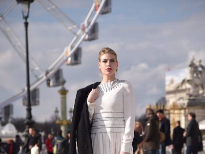 Parigi, Barbara Berlusconi alla sfilata di Valentino