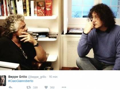 "Ciao Gianroberto, hai lottato fino all'ultimo": il ricordo di Grillo e M5s