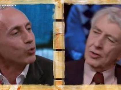 Lite in diretta a DiMartedì tra Augias e Travaglio