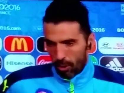 Le lacrime di Buffon dopo l'eliminazione ai rigori
