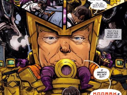 Donald Trump diventa un cattivo dei fumetti Marvel
