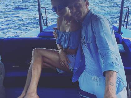 Lapo e Shermine: le foto più belle della vacanza a Capri