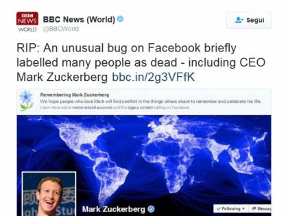 Quel terribile "errore" di Facebook che fa morire 2 milioni di persone