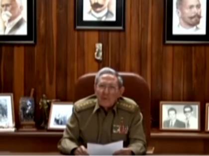 L'annuncio della morte di Castro
