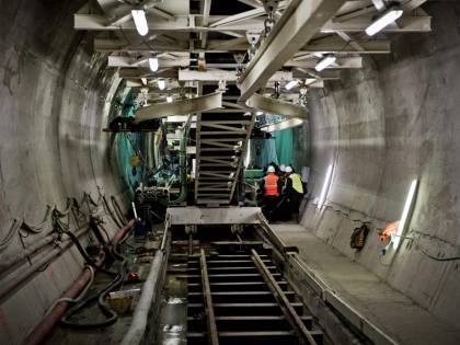 Uno scavo di 55 chilometri E i lavori sono già a metà