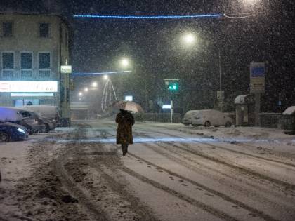 Neve, pioggia e gelate a Capodanno