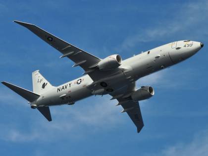 Un pattugliatore P-8 effettua il primo lancio di un missile antinave Harpoon