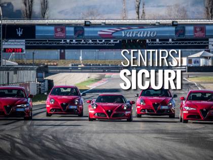 Al corso di guida sicura per conoscere pista e auto