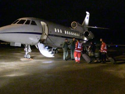Con gli "angeli del cielo" in volo per il piccolo Andrea