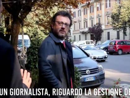 Orfeo importunato da giornalisti. Ma i due "inviati" sono del M5S