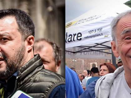 Migranti, lite Vecchioni-Salvini "Imbecille". "Facile se sei ricco"