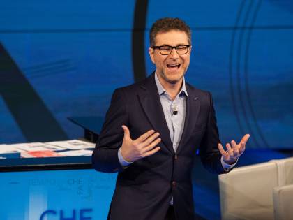 Fabio Fazio risponde ai vegani: "I nostri pesci preferiscono vivere in acqua che in un prato"