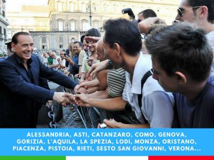 Berlusconi ringrazia gli elettori: "Grazie e andiamo avanti"