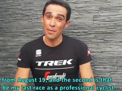 Ciclismo, a 35 anni Alberto Contador dice basta
