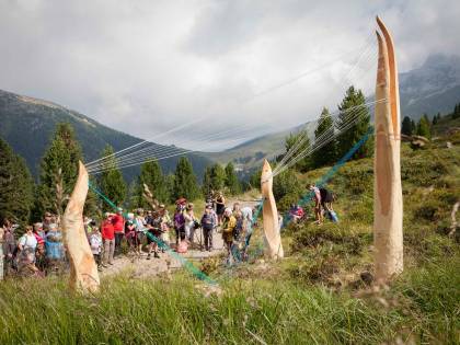 Sulle Dolomiti l'arte fa respirare la mente