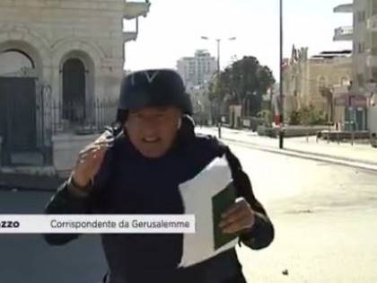 Betlemme, Marrazzo colpito da una sassaiola