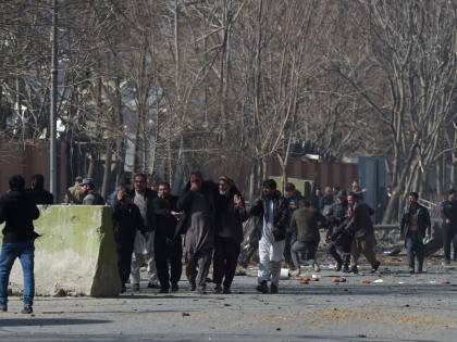 I feriti nell'attentato di Kabul