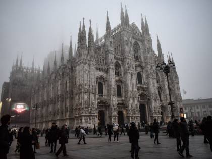 Nebbia in centro a Milano