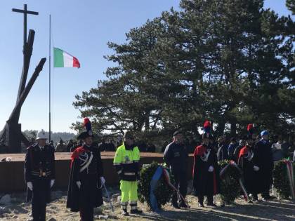 Le celebrazioni alla foiba di Basovizza