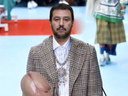 Il prof che fa un fotomontaggio per insultare Salvini: "Testa di c..."