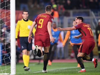Dzeko, il gol più prezioso La Roma tra le grandi