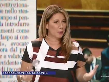 Gaia Tortora contro Travaglio: "Il vaffa? Non mi scuso"