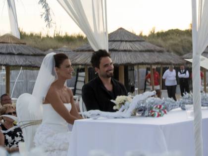 Il matrimonio tra Bianca Guaccero e Dario Acocella