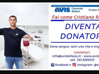 Ronaldo, niente tatuaggi per poter donare il sangue