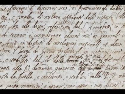Galileo, trovato a Londra l’originale della sua lettera “eretica”