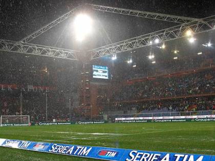 Serie A, Genoa-Udinese e Lazio-Inter a rischio rinvio per maltempo