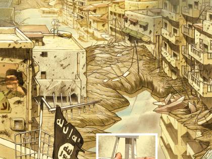 Le immagini inedite del fumetto di Biloslavo