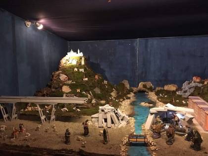 Genova, "oscurato" il presepe con il Ponte Morandi distrutto