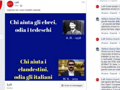 Per attaccare Salvini, il giornale "rosso" si inventa pure una frase di Hitler