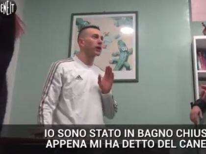 Bernardeschi, niente festa in Supercoppa: chiuso in bagno da Le Iene