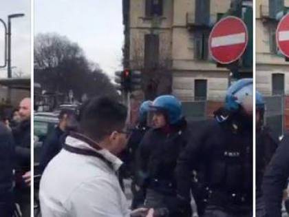 Antagonisti assaltano il gazebo della Lega: "Basta violenza rossa"