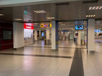 Incendio all'aeroporto di Ciampino