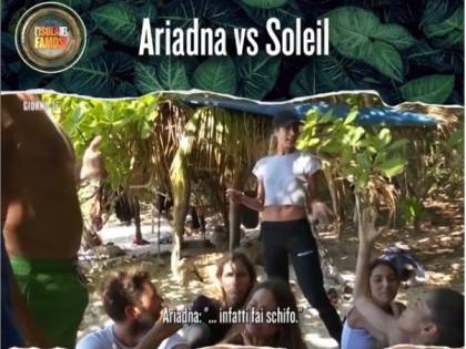 Isola dei Famosi, scontro di fuoco tra Soleil Sorge e Ariadna Romero