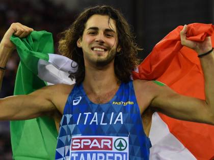 Atletico, europei indoor: Tamberi d'oro nel salto in alto