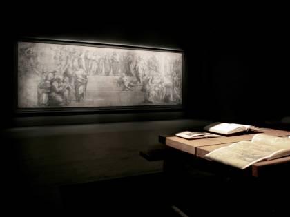 Raffaello, il cartone restaurato ritorna a splendere alla Pinacoteca Ambrosiana di Milano