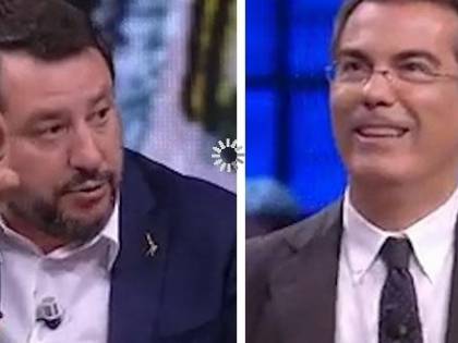 I duelli tra Salvini e Floris nello studio di DiMartedì