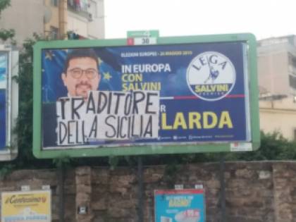 "Traditore della Sicilia". Intimidazioni contro la Lega