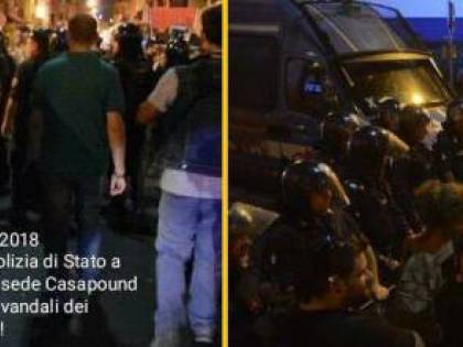 Aggressione al corteo antifascista: avviso conclusione indagini per 28 militanti di Casapound