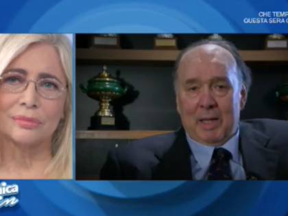 "Mi hai cambiato la vita". La Venier chiama Galeazzi che si commuove in diretta tv