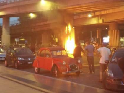 Rissa tra clochard con rogo alla stazione Tiburtina