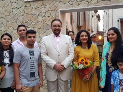 Kabir Bedi, il Sandokan della televisione, cittadino onorario nel Salernitano