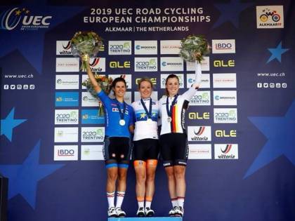 Europei ciclismo, splendido argento per Elena Cecchini nella prova Elite