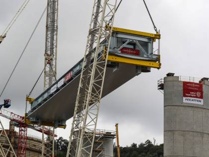 Genova inizia a vedere il nuovo ponte: oggi il varo del primo impalcato