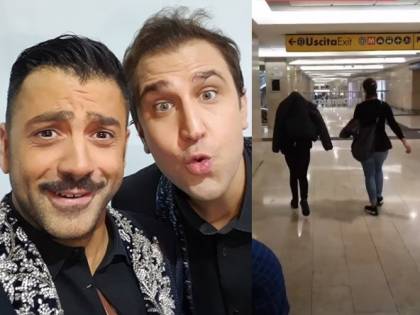 Ladra tenta di derubarli: Pio e Amedeo la filmano e postano video