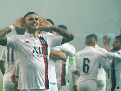 Psg, Icardi non si ferma più: prima doppietta in Champions League